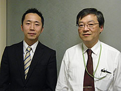 弊社代表・徳武と望月先生