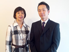 弊社代表・徳武と 長瀬 淑子先生